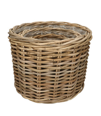 4A Mandwerk sets Rotan pot S/3 d37*31cm  | Per stuk