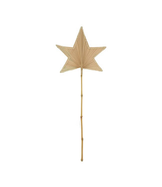 4A Opruiming Kerst Palm Leaf ster d29*77cm ( x 1 )