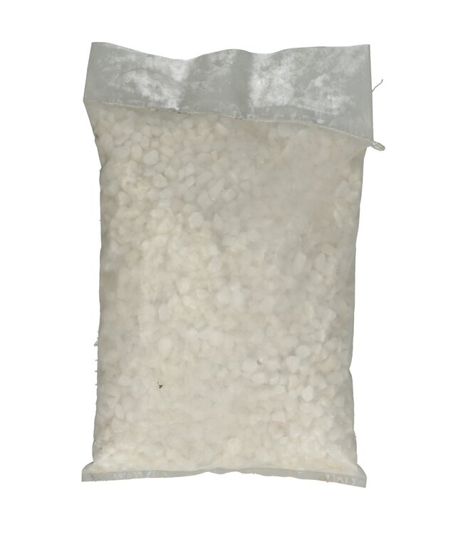 Weiße natürliche Kieselsteine | Kieseldurchmesser 8-13 Millimeter | Gewicht 5 Kilogramm | Pro Stück bestellbar