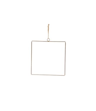 LDD Square 20cm metal small SB gold ( x 20 )