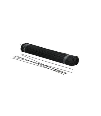 4A Mittelblau lackierter Blumendraht spitz | 14 Millimeter dick | Länge 30 Zentimeter | Gewicht 2,5 Kilogramm | Pro Stück