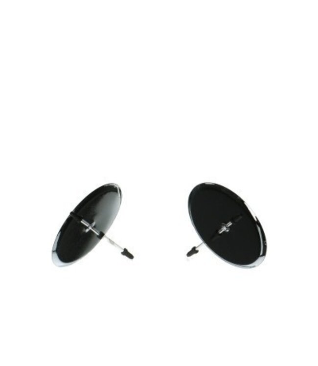 Metaalkleurige kaarshouder | Diameter 7 centimeter |  Per 4 stuks te bestellen