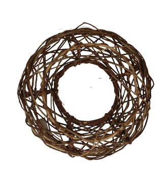 4A Natural open braided wreath | Diameter 38 centimetres | Per piece
