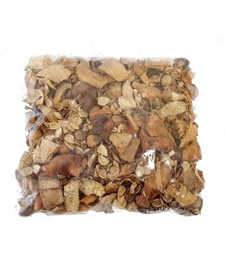 QC Potpouri mix 1000gr in poly Natural | Per 4 stuks