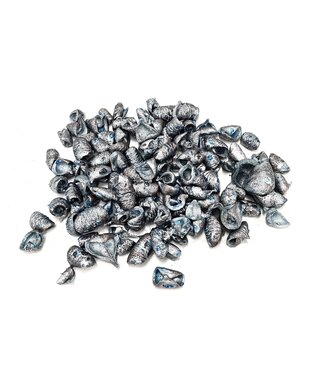QC Lansunia petal | Gewicht 500 gram r in poly Metallic Antique Blue | Per 4 stuks