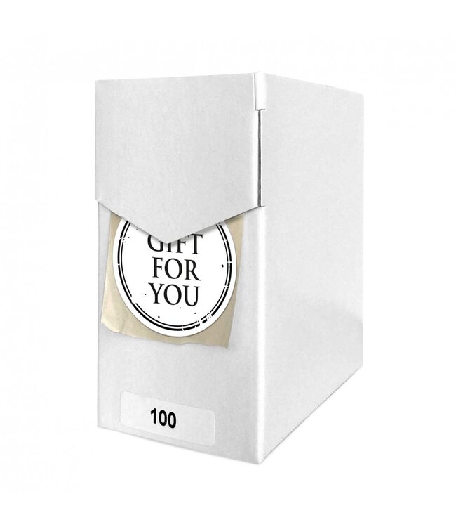 Labels Sticker 40mm x100 Gift for you | Per stuk te bestellen