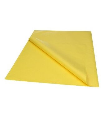 4A Feuille de papier en soie jaune | Dimensions 50 x 75 centimètres | Poids 17 grammes | 480 feuilles par emballage | Par pièce