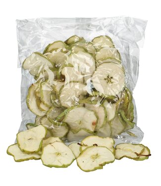 4A Groene droogvrucht appelschijven | Gewicht 200 gram per zak | Per 5 zakken