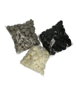 4A Gemischte Farben Oasis Rainbow Foam Steine | Durchmesser 3 Zentimeter | Pro 270 Stück
