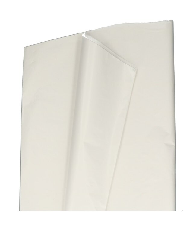 Feuille de papier kraft blanc | Dimensions 62 x 85 centimètres | À commander par 21 pièces