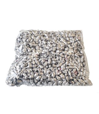 QC Eucaly bell Gewicht 250 gramr in poly Silver | Per 4 stuks