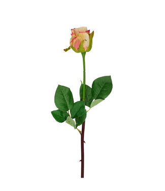 4A Fleurs artificielles blanc rosé | Longueur 46 centimètres | Par 24 pièces
