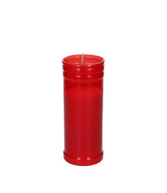 4A Rode Graflicht kaars | Diameter 6 centimeter | Hoogte 15 centimeter | Per 24 stuks