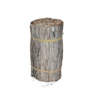 4A Rouleau de banane séché blanc | Diamètre 12 centimètres | Hauteur 20 centimètres | Par pièce