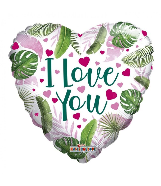 Moederdag Ballon Eco Love You 45cm | Per 10 stuks te bestellen