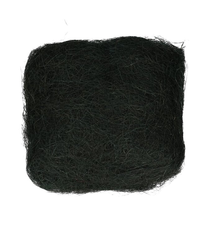 Zwarte Sisal decoratie | Gewicht 250 gram | Per verpakking te bestellen
