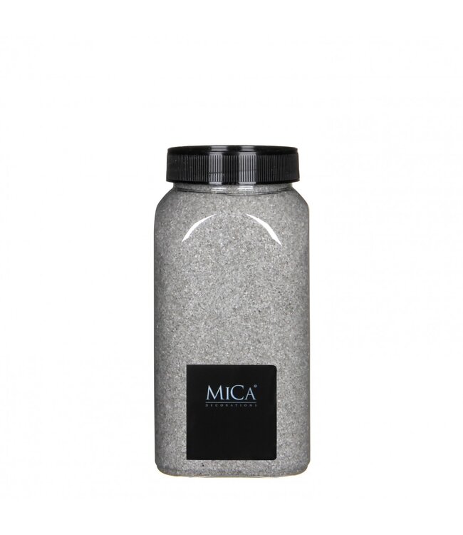 Sable de décoration gris en pot | Poids 1 kilogramme | Disponible à l'unité