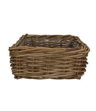 4A Mandwerk rotan Bak d33*14cm  | Per stuk