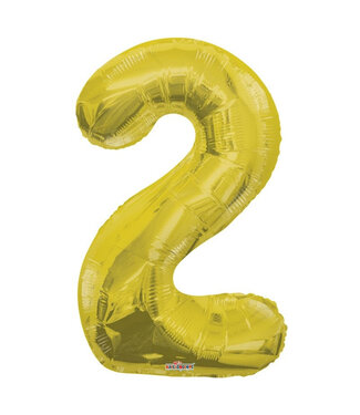 4A Ballon en feuille d'or figure 2 | Hauteur 85 centimètres | L'unité