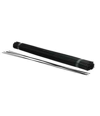 4A Mittelblau lackierter Blumendraht spitz | 18 Millimeter dick | Länge 45 Zentimeter | Gewicht 2,5 Kilogramm | Pro Stück