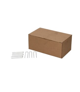 4A Grey stabbing staple wire | 10 millimetres wide | Length 50 millimetres | Weight 1 kilogramme | Per piece