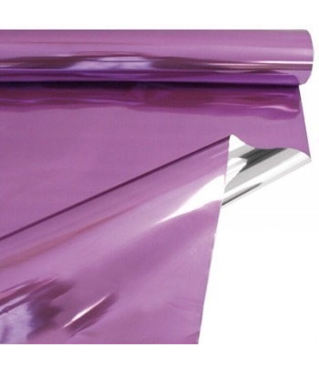 Feuille métallique en rouleau de couleur lilas | Largeur 70 centimètres | Longueur 50 mètres | Commande par rouleau