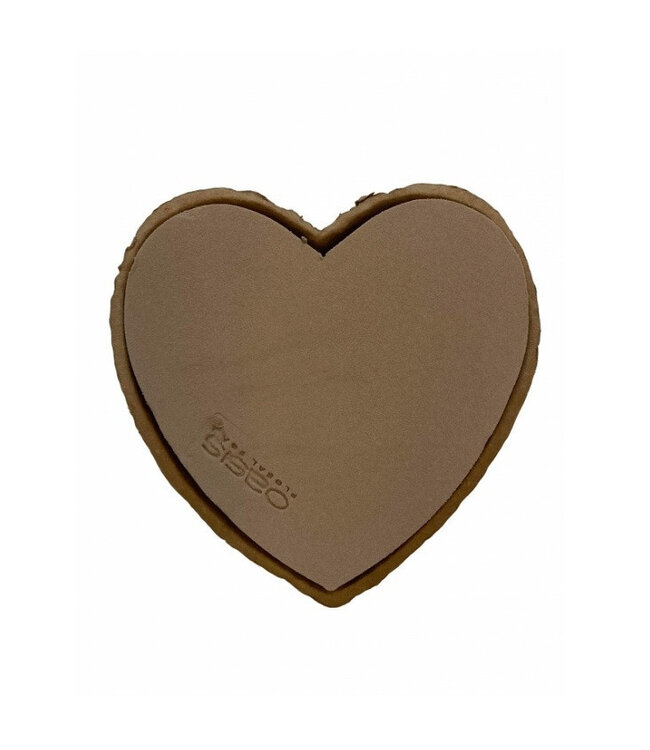 Brown Oasis biodegradable floral foam Biolit heart | Size 25.5 x 28 x 4 centimetres | Order per 4 hearts