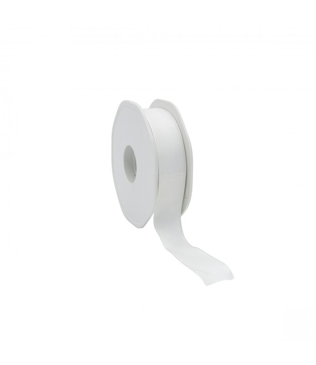 Cream-coloured fabric with wire ribbon | 23 millimetres wide | Length 20 metres | Order by piece