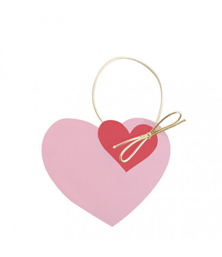 4A Moederdag Deco hanger hart gift 8cm | Per 100 stuks