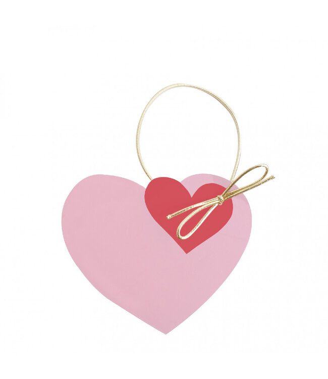 Moederdag Deco hanger hart gift 8cm | Per 100 stuks te bestellen