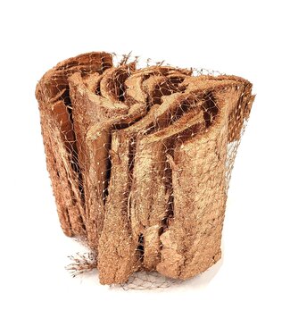 QC Poplar bark | Gewicht 500 gram r in net Copper | Per 4 stuks