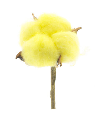 4A Yellow cotton stick | Length 50 centimetres | Diameter 5 centimetres | Per 25 pieces