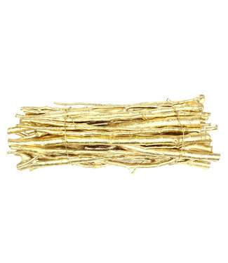 QC Poplar Bundle diam 15 centimeter length 30 centimeter Gold | Per 4 stuks