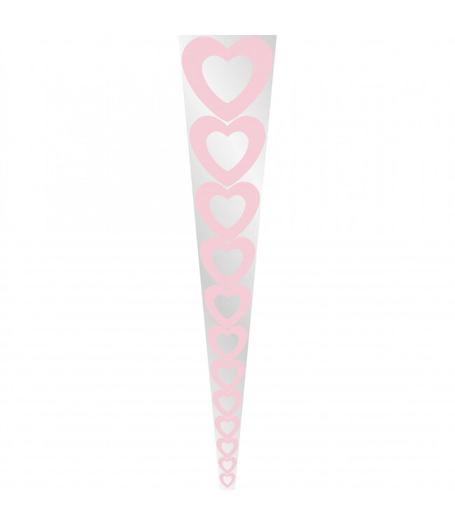 Moederdag Hoes 1Roos Heart 54*12*3cm x50 | Per stuk te bestellen