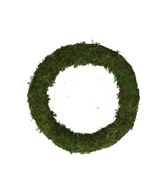 4A Groene moskransen | Diameter 30 centimeter | Per 12 stuks