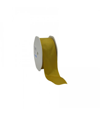 4A Goudkleurig stof met draad lint | 38 millimeter breed | Lengte 20 meter  | Per stuk