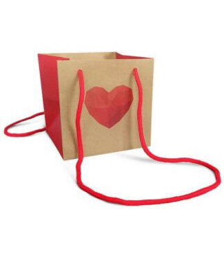 4A Moederdag Tas Love 13*13*13cm | Per 10 stuks