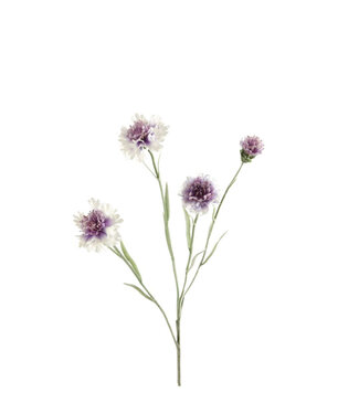 4A Kunstbloemen Cornflower 61cm | Per 6 stuks