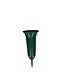 Dark green plastic Grave Vase | Diameter 10 centimetres | Height 26 centimetres | Available to order in sets of 5