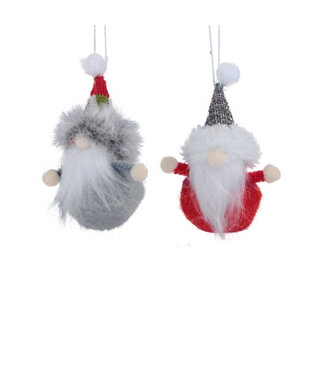 4A Kerst Deco hanger gnoom 8cm x6 | Per stuk