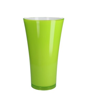 4A Apfelgrüne Fizzy Kunststoffvase | Durchmesser 20 Zentimeter | Höhe 35 Zentimeter | Pro Stück