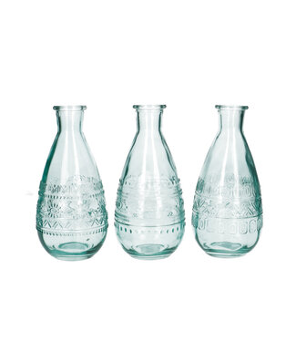 4A Glas Rome fles d07.5*16cm | Per 12 stuks