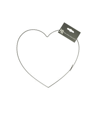 4A Liefde Hart draad 25cm ( x 10 )