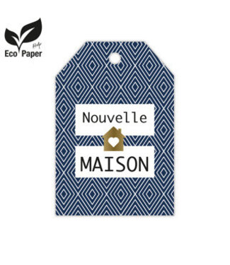 4A Labels Displ.Card F Maison 5*8cm x20 ( x 1 )