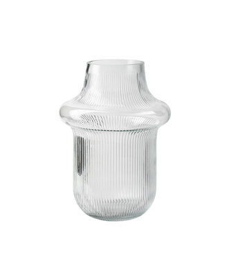 4A Glas Vaas Philou d15*20cm | Per 6 stuks