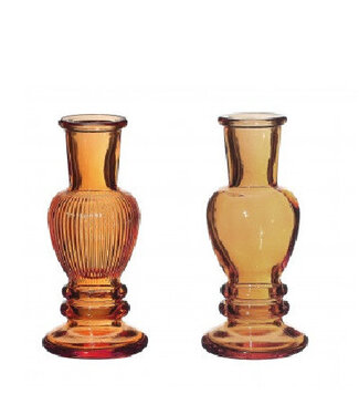 4A Glas Candle vaas d05.5*12cm ass. | Per 12 stuks