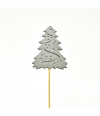 4A Kerst bijsteker 20cm Kerstboom 7cm | Per 12 stuks