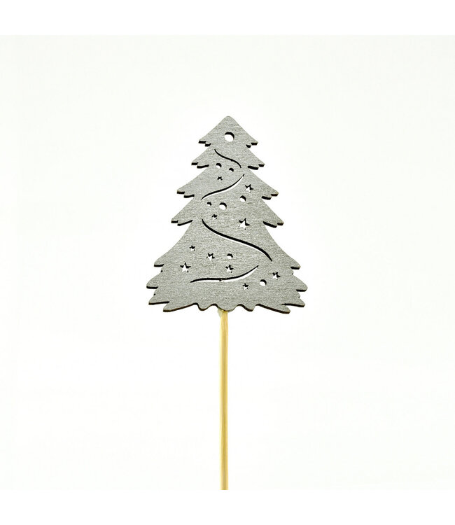 Kerst bijsteker 20cm Kerstboom 7cm ( x 12 )