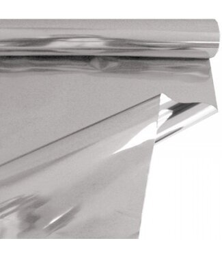 4A Silver metallic foil on roll | Width 70 centimetres | Length 50 metres | Per piece