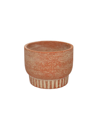 4A Keramiek Nature pot/voet | Diameter 13.5 centimeter | Hoogte 10.5 centimeter | Per 6 stuks